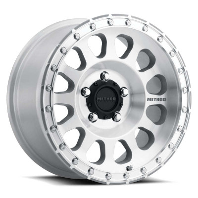 Method Race Wheels Method MR315 Machined Wheel 20x10 | 8x180 BC | -18 Offset - fits Chevrolet Silverado 2500HD 2011-2026, Chevrolet Silverado 3500HD SRW 2011-2026, GMC Sierra 2500HD 2011-2026, GMC Sierra 3500HD SRW 2011-2026