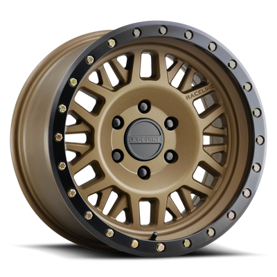Raceline 951BZ Ryno Bronze Wheel 18x9 | 8x180 BC | +18 Offset - fits Chevrolet Silverado 2500HD 2011-2026, Chevrolet Silverado 3500HD SRW 2011-2026, GMC Sierra 2500HD 2011-2026, GMC Sierra 3500HD SRW 2011-2026