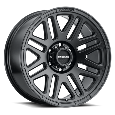 Raceline 944B Outlander 17x9in / 8x180 BP / 18mm Offset / 124.2mm Bore - Satin Black Wheel