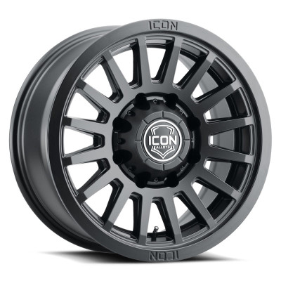 ICON Recon SLX Satin Black Wheel 18x9 | 8x170 BC | +6 Offset - fits Ford F-250 Super Duty 1999-2026, Ford F-350 Super Duty SRW 1999-2026, Ford Excursion 2000-2005