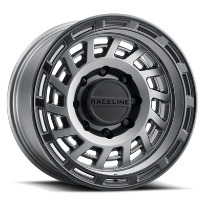 Raceline 957GB Halo Gunmetal Wheel 17x9 | 8x170 BC | -12 Offset - fits Ford F-250 Super Duty 1999-2026, Ford F-350 Super Duty SRW 1999-2026, Ford Excursion 2000-2005