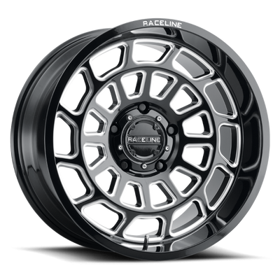 Raceline 955M Warp Satin Black Wheel 20x10 | 8x170 BC | -19 Offset - fits Ford F-250 Super Duty 1999-2026, Ford F-350 Super Duty SRW 1999-2026, Ford Excursion 2000-2005