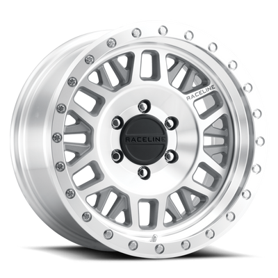 Raceline 951MC Ryno 17x9in / 8x170 BP / -12mm Offset / 125.2mm Bore - Machined Wheel