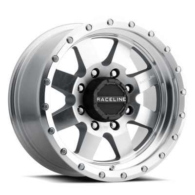 Raceline 935MC Defender 17x9in / 8x170 BP / 0mm Offset / 130.81mm Bore - Machined Wheel