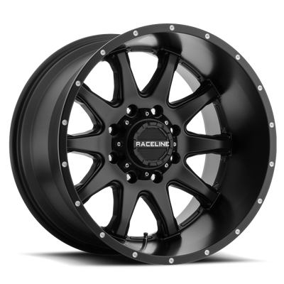 Raceline 930B Shift 18x9in / 8x170 BP / -12mm Offset / 125.2mm Bore - Satin Black Wheel