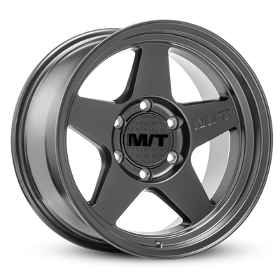 Mickey Thompson Open 5 Black Wheel - 17X9 5X5 / 5x127 BP 4.53in BS -12 Offset 71.6mm Bore