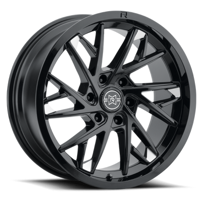 Method Raised MR801 20x9 / 6x5.5 BP / -12mm Offset / 106.25mm Bore - Gloss Black Milled Wheel