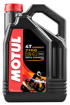 Motul 4L 7100 Synthetic Motor Oil 5W40 4T - Case of 4