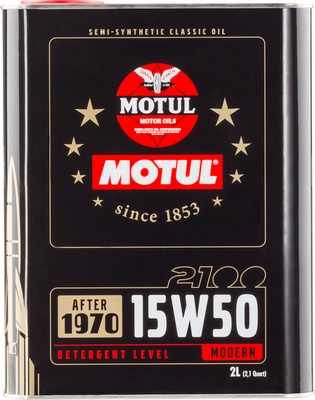 Motul 15W50 Classic 2100 Oil - Case of 10