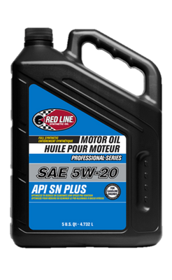 Red Line Pro-Series 5W20 API SN+ Motor Oil - 5 Quart - Case of 3