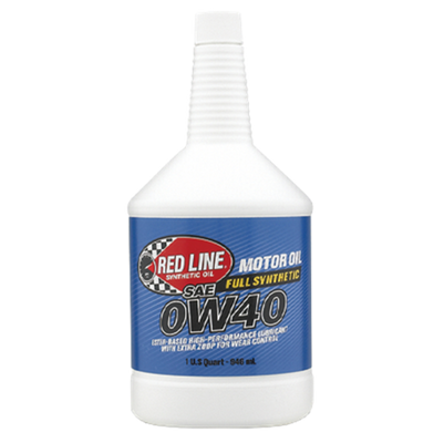 Red Line 0W40 Motor Oil - Quart - Case of 12