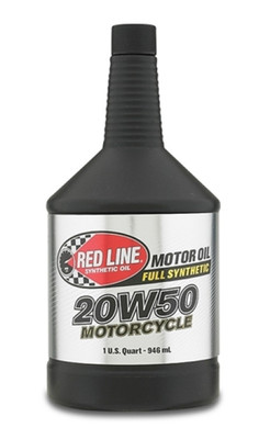 Red Line 20W50 Motorcycle Oil - Quart - Case of 12