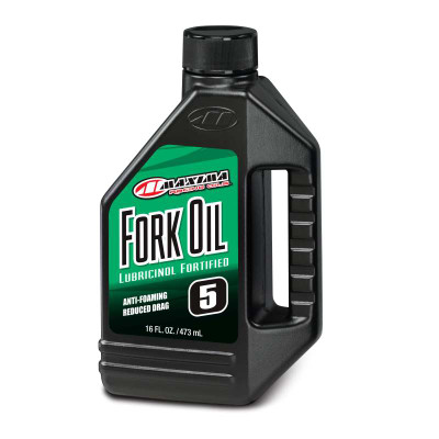 Maxima Fork Oil Standard Hydraulic 5wt - 16oz - Case of 12