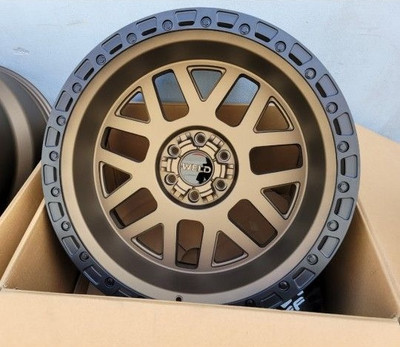 Weld Off-Road W115 22X10 Cinch 5X127 / 5X139.7 ET-18 BS4.75 Satin Bronze / Satin Black 87.1 Wheel | Wrangler JK JL | Gladiator JT | 1994-2019 Ram 1500 (Classic) | Jeep CJ | 1966-1996 Bronco | W11520057475