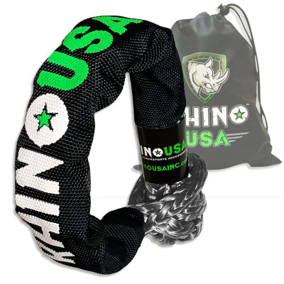 Rhino USA 3/8In X 22In Synthetic Soft Shackle Gray recovery gear product photo