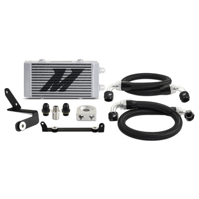 Mishimoto Oil Cooler, Silver | 2023-2026 Toyota GR Corolla - Thermostatic | MMOC-GRC-23TSL