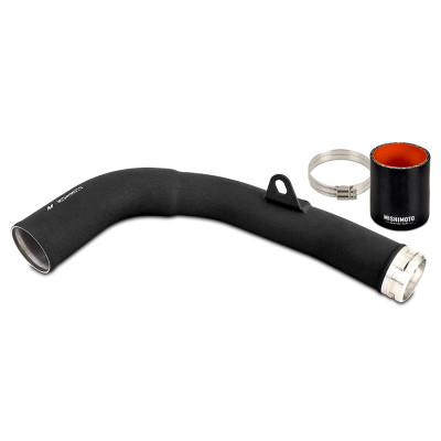 Mishimoto Charge Tube/Pipe, Wrinkle Black | 2022-2026 Subaru WRX Charge Pipe Micro | MMICP-WRX-22MWBK