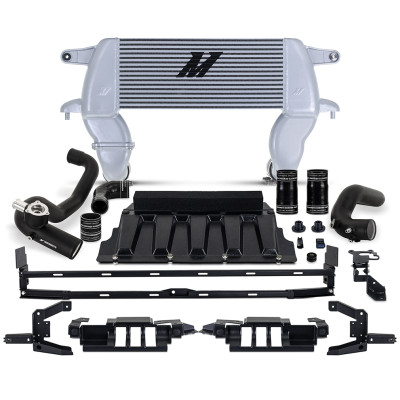Mishimoto Charge Tube/Pipe | 2021-2026 Bronco 2.3L High Mount INT SL Core BK Pipes | MMINT-BR23-21HKSLBK