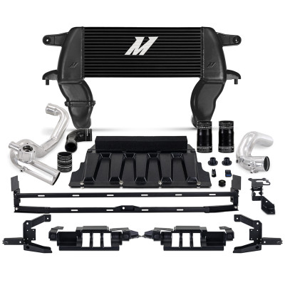 Mishimoto Charge Tube/Pipe | 2021-2026 Bronco 2.3L High Mount INT BK Core P Pipes | MMINT-BR23-21HKBKP