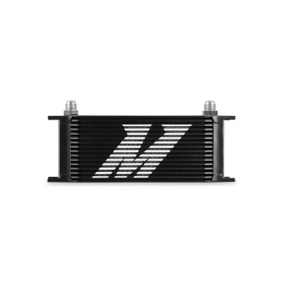 Mishimoto Oil Cooler, Black | Universal 16 Row | MMOC-16BK
