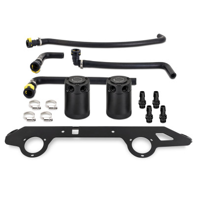 Mishimoto Catch Can / Oil Separator | 2021-2026 Ford Bronco 2.7L Baffled Oil System | MMBCC-BR27-21S