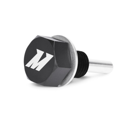 Mishimoto Drain Plug, Black | Magnetic Oil M12 x 1.5 | MMODP-1215B