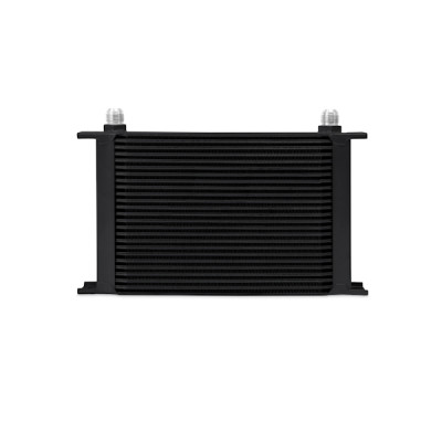 Mishimoto Oil Cooler, Black | Universal 25 Row | MMOC-25BK