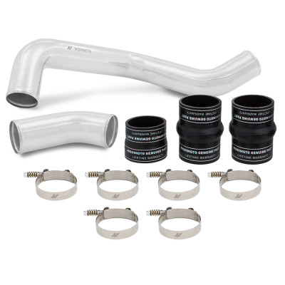 Mishimoto Boot Kit, Polished | 2017-2019 GM 6.6L L5P Hot-Side | MMICP-DMAX-17HP