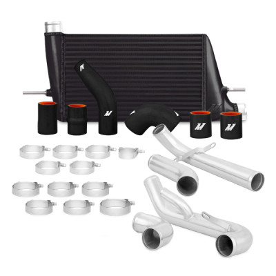 Mishimoto 2008-2015  Mitsubishi Evo X Front-Mount Intercooler Kit - Black