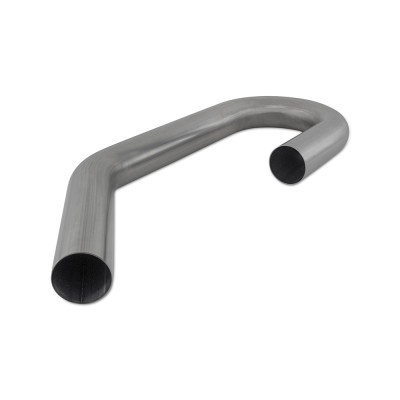 Mishimoto Exhaust Component | Universal 304SS Exhaust Tubing 2.5in. OD - U-J Bend | MMICP-SS-25U