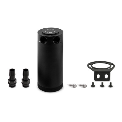 Mishimoto Catch Can / Oil Separator, Black | 2-Port Universal XL Baffled | MMBCC-CBTWO-XLBK