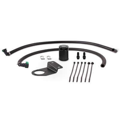 Mishimoto Catch Can / Oil Separator, Black | 2019-2023 Ford Ranger Baffled Oil | MMBCC-RGR-19PBE