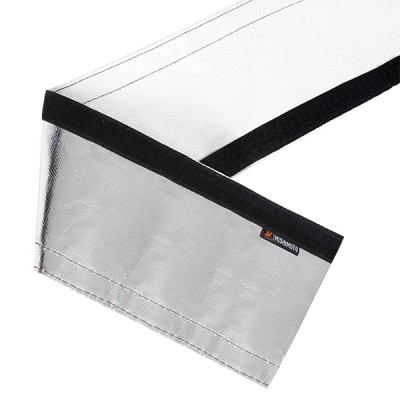 Mishimoto Heat Protection, Silver | Heat Shielding Sleeve 1/2 inch x 36 inches | MMHP-HSS-1236SL