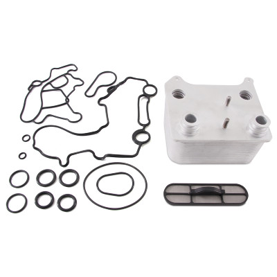Mishimoto Oil Cooler | 2003-2007 Ford 6.0L Powerstroke Replacement | MMOC-F2D-03