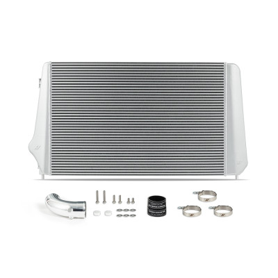Mishimoto Intercooler, Silver | 2017-2019 GM 6.6L L5P Duramax | MMINT-DMAX-17SL