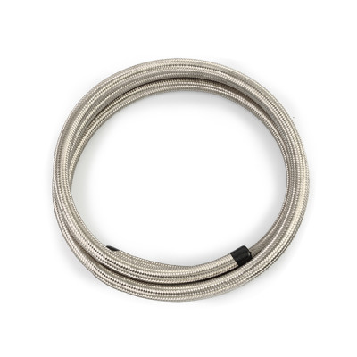 Mishimoto Braided Hose | 10Ft w/ -6AN - Stainless | MMSBH-06120-CS