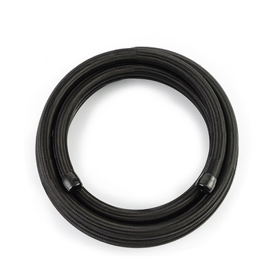 Mishimoto Braided Hose, Black | 15Ft w/ -4AN | MMSBH-04180-CB