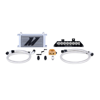 Mishimoto Oil Cooler, Silver | 2013-2018 Ford Focus ST Thermostatic | MMOC-FOST-13T