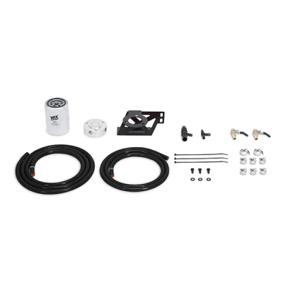 Mishimoto Coolant Filtration Kit, Black | 2008-2010 Ford 6.4L Powerstroke Coolant Filtration | MMCFK-F2D-08BK