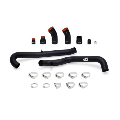 Mishimoto Intercooler, Wrinkle Black | 2014-2019 Ford Fiesta ST Pipe | MMICP-FIST-14WBK