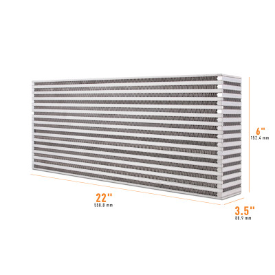 Mishimoto Intercooler | Universal Air-to-Air Core - 22in / 6in / 3.5in | MMUIC-09