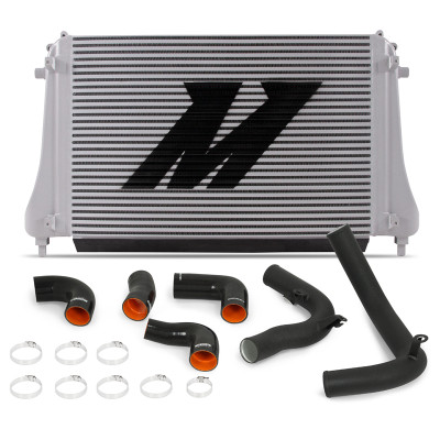 Mishimoto Intercooler, Black | 2015-2021 VW MK7 Golf TSI / GTI / R Performance w/ Pipes () | MMINT-MK7-15KWBK