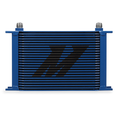 Mishimoto Oil Cooler, Blue | Universal 25 Row | MMOC-25BL