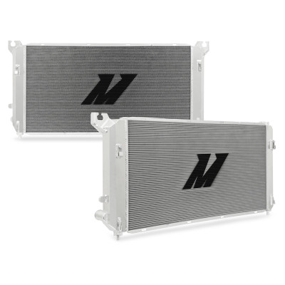 Mishimoto Radiator, Silver | 2014-2026 Chevrolet ado 1500 V8 | MMRAD-K2-14