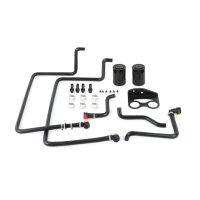 Mishimoto Catch Can / Oil Separator, Black | 2015-2016 Ford F-150 EcoBoost 3.5L Baffled Oil | MMBCC-F35T-15SBE