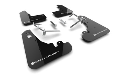 Rally Armor 22-24 Subaru BRZ / Toyota GR86 Black UR Mud Flap w/White Logo
