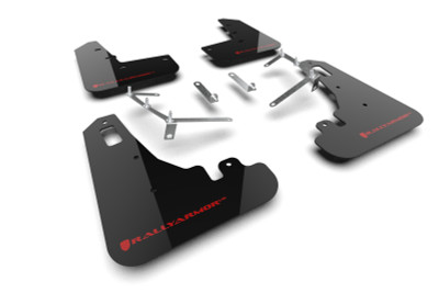 Rally Armor 22-24 Subaru BRZ / Toyota GR86 Black UR Mud Flap w/Red Logo