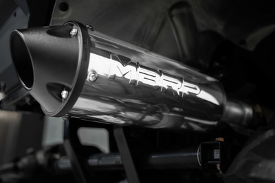 MBRP 2001-2024 Polaris Sportsman Models (See Description) 5in Single Slip-On Performance Series product photo