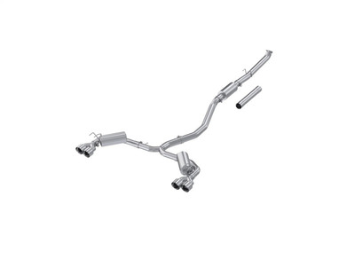 MBRP ARMOR Lite Cat-Back Exhaust, Aluminized Steel - 2022-2024 Honda Civic Sport Touring 1.5L - S4906AL