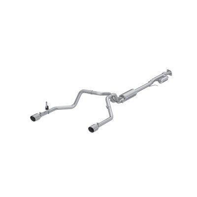 MBRP ARMOR Lite Cat-Back Exhaust, Aluminized Steel - 2019-2026 Chevrolet Silverado 1500 / GMC Sierra 1500 2.7L - S5021AL